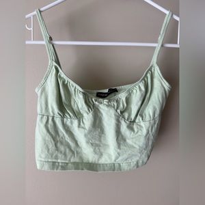 Green shien top
